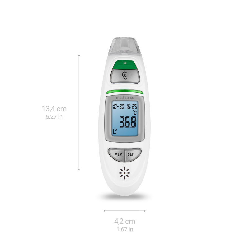 Achteruit Netjes recorder TM 750 Multifunctionele infrarood thermometer medisana®